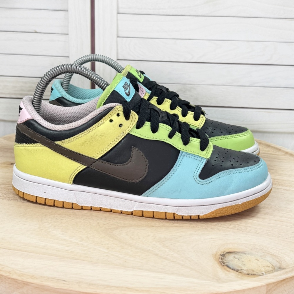 Nike Dunk Low SE Free 99 Low‎ Sneakers Black Pastel Multi 5.5 Youth CZ2496-001
